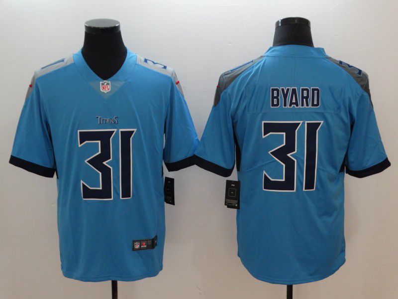 Men Tennessee Titans #31 Byard Light Blue Nike Vapor Untouchable Limited NFL Jerseys->tennessee titans->NFL Jersey